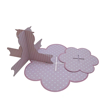 Pink Petal-Shaped Custom Cake Stand for Cupcakes